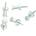 thumbnail image 4 of 100 Pcs Push Pin Clear Thumb Tacks Transparent Drawing Cork Board Office Pushpin, 4 of 5