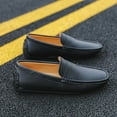 thumbnail image 3 of Men's Casual Loafers Slip On Leather Shoes Lightweight Driving Shoes Moccasins Classic Penny Loafer Flats Boat Shoes, 3 of 7