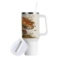 thumbnail image 2 of 40 Oz Car Handle Water Bottle Water Cup Water Bottle Water Jug Coffee Cup Travel Water Bottle Cartoon Beautiful Little Mushroom, 2 of 8