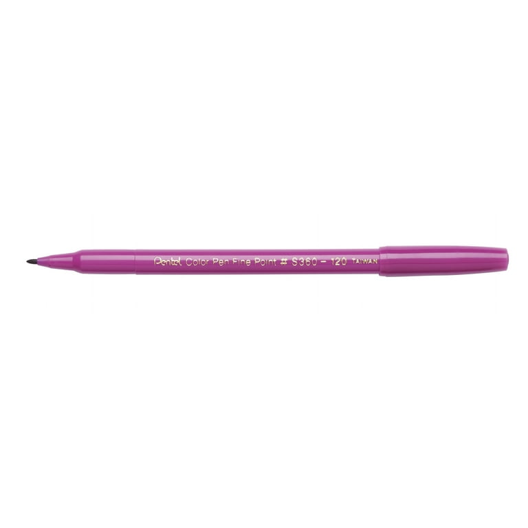 Pentel Arts Color Pen Fine Point Color Markers 18/Pkg