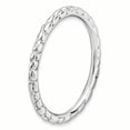 thumbnail image 4 of Sterling Silver Rhodium Twisted Ring, 4 of 11