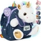 thumbnail image 1 of Mochila Naturally KIDS Unicorn con peluche para niños de 3 años, 1 of 9