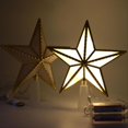 thumbnail image 4 of Adorno para árbol de Navidad, estrella iluminada para árbol de Navidad, estrella navideña LED alimentada por batería, gran accesorio para árbol de Navidad, fiesta de Navidad, 4 of 4