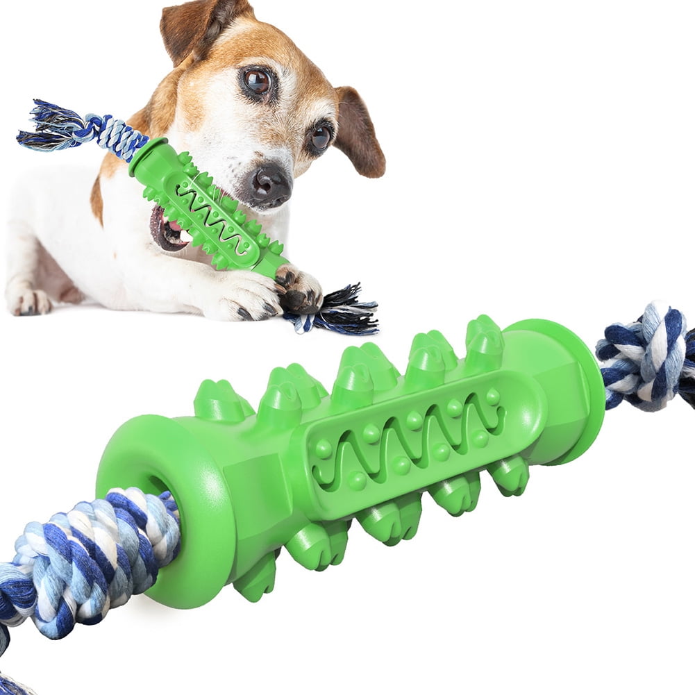 Wolf Spring Tennis Tumble Dog Chew Toys for Chewers - Pet-Safe Rubber Dog Toys for Chewers & Teething Pups - Mental Stimulation, Separation Anxiety