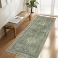 thumbnail image 1 of SHILIU-Runner Rugs 2x10 Hallway Runner Rug Non Slip, Machine Washable Runners Low Pile Carpet Runner for Living Room, Entryway, Bedroom, Kitchen Runner Rugs, Celadon, 1 of 4