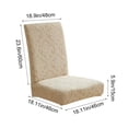 thumbnail image 3 of Hogar y cocina, Ropa de cama, Colchones inflables y accesorios, Funda de silla gruesa y resistente, Funda de cojín texturizada exquisita, Funda de silla de comedor con respaldo integrado, Fundas de si, 3 of 6