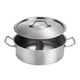 thumbnail image 1 of Olla de sopa de un solo fondo, cocina de inducción de acero inoxidable, olla de pato mandarín universal, olla caliente dorada espesa de gran capacidad, 1 of 6