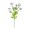 Sky Blue, variant on Large Outdoor Sunset Mums Flowers Weather Resistant Windproof Fall Silk Realistic for Yard Porch Garden Planter Front Porch Backyard Balcony