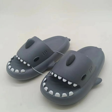 

Kids Baby Girls Boys Unisex Soft-Boiled Shark Design EVA Indoor Outdoor Slides Slippers