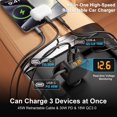 thumbnail image 3 of Carregador de Carro ANEXTIDE USB C Retrátil 93W de Carregamento Rápido, 3 of 7