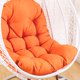 thumbnail image 1 of Vattentät och tjock gungstolskudde - Ryggstödskudde för trädgårdsgunga (Orange, 80x128cm), 1 of 5