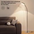 thumbnail image 5 of Gaormii Adjustable Height LED Floor Lamp, 3 Colors and 10 Brightness Dimmable Standing Lamp for Living Room Bedroom Office, Black, 5 of 7