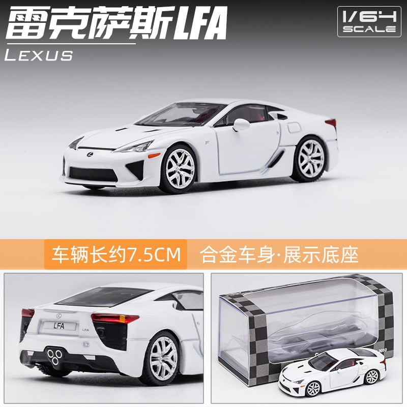 New In Stock DCT 1:64 Lexus Lfa Static State Sport Car Model Alloy