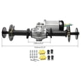 thumbnail image 3 of 32" Golf Cart Rear Differential Axle Kit with 60V 2500W DC Brushless Motor 5000RPM 12:1 Gear Ratio, Snow Sand Tracks for DIY Projects Electric Vehicles ATVs, UTVs, Quads, Buggy, Mini Bikes, Go Kart, 3 of 9