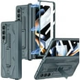 thumbnail image 7 of for Samsung Galaxy Z Fold 4 Case with Hinge Protection, Full Coverage Built in Screen Protector Shockproof PC Cover Kickstand Protective Phone Case for Z Fold 4 2022 - Black, 7 of 7