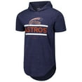 thumbnail image 2 of Men's Majestic Threads Navy Houston Astros Tri-Blend Hoodie T-Shirt, 2 of 3