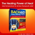 (2 pack) Backaid Heat Therapy Patch, Wide for Lower Back and Hip Pain