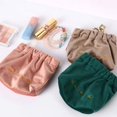 thumbnail image 6 of Vintage For Women Multifunctional Simple Small Velvet Travel Toiletry Bag Storage Bag Women Cosmetic Bag Lipstick Case GREEN, 6 of 8