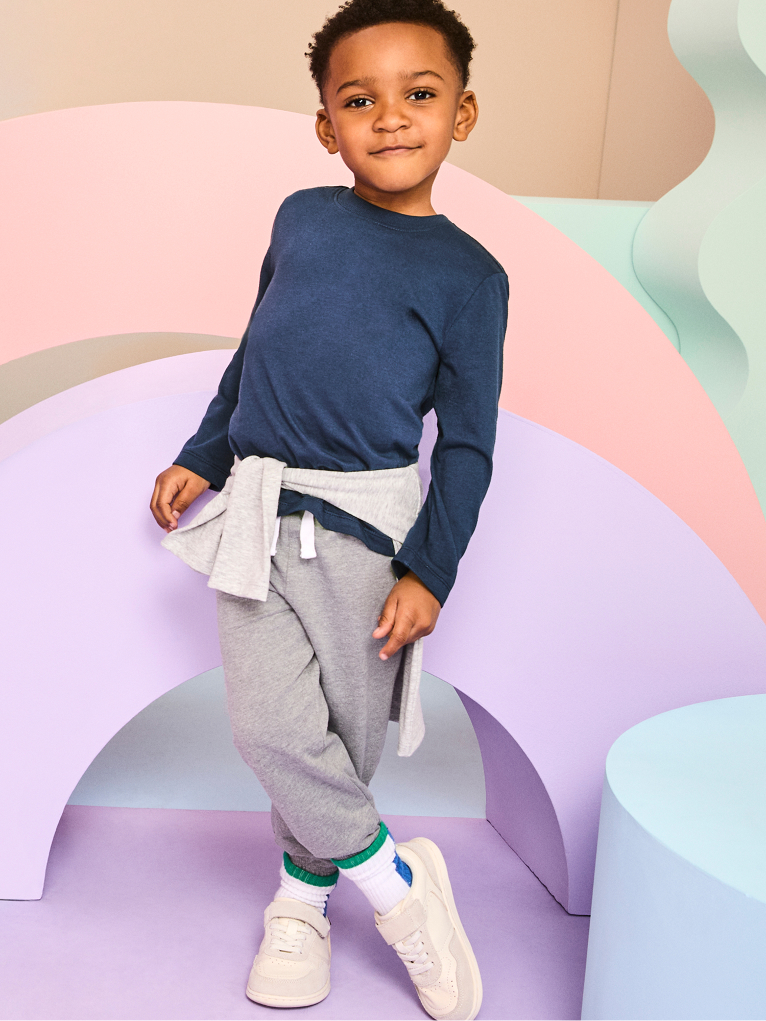 Garanimals Baby & Toddler Boys Long Sleeve Shirt 3-Pack photo 2
