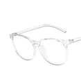 thumbnail image 1 of Transparent Glasses Women Men Retro Anti Blue Light Computer Eye Glasses Girls Clear Eyeglasses Large Frame Optical Spectacles Clear, 1 of 6