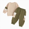 thumbnail image 5 of TOWED22 Infant Baby Boys Fall Outfit Pants Sets Long Sleeve 3 6 12 18 24 Months 2 3 4 5T Toddler Boy Pullover Pants(Blazer,6-12 M), 5 of 7