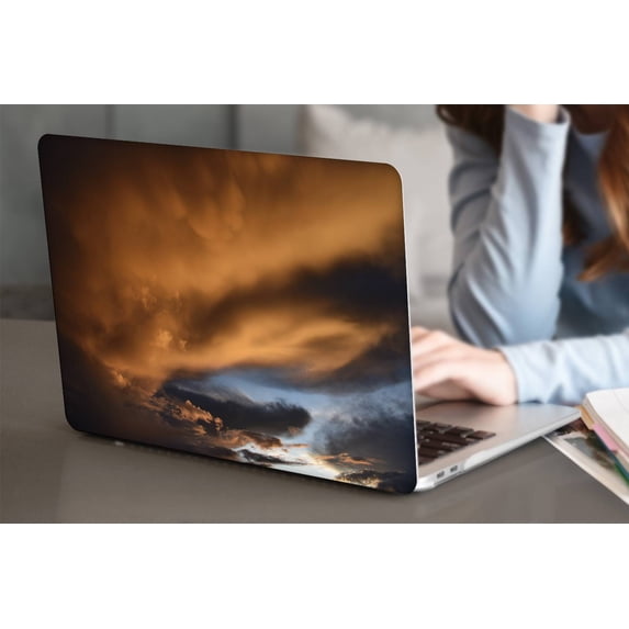 Compatible MacBook Air 13.6 Inch m2 Case 2022.0 Release Model A2681 m2, Plastic Hard Case Shell Cover Cable Tie, Colorful B 0582