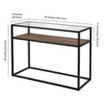 thumbnail image 6 of Evelyn&Zoe Addison 42" Wide Rectangular Console Table, Blackened Bronze, 6 of 9