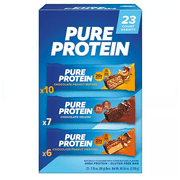 Pure Protein Bars Gluten Free, Chocolate Variety Pack 23 ct.