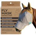thumbnail image 1 of Máscara antimoscas para caballo The Sunny Zebra con bloqueo UV del 70% y orejas y nariz, 1 of 8