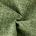 thumbnail image 6 of Phantoscope Textural Faux Linen Series Square Decorative Throw Pillow Cusion for Couch, 20" x 20", Green, 2 Pack, 6 of 6