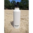 thumbnail image 5 of 25 OZ Hydro Double Wall Flask Stainless Steel Water Bottle, Bite Valve Top, Vacuum Insulated, Sweat Proof, Leak Proof Sports Thermos. Standard Mouth 25oz, BPA-Free, Keep Cold 24 Hours (white)2pc, 5 of 5