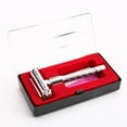 thumbnail image 6 of EHJRE 2xDouble Edge Shaving Traditional for Travel Men , Sliver, 4 Pcs, 6 of 8