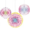 Access 350531 16 x 12 x 10 in. Tie Dye Party Paper Fans, Multi Color