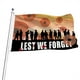 thumbnail image 1 of Bandera del Día del Recuerdo, de poliéster, de un solo lado, resistente, para héroes que moderan el recuerdo., 1 of 5