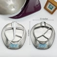 thumbnail image 3 of Batidor plano de repuesto para KitchenAid 4.5-5 cuartos Mezcladores de soporte de cabeza inclinable 18/8 accesorios de acero inoxidable, sin revestimiento, apto para lavaplatos, 3 of 5