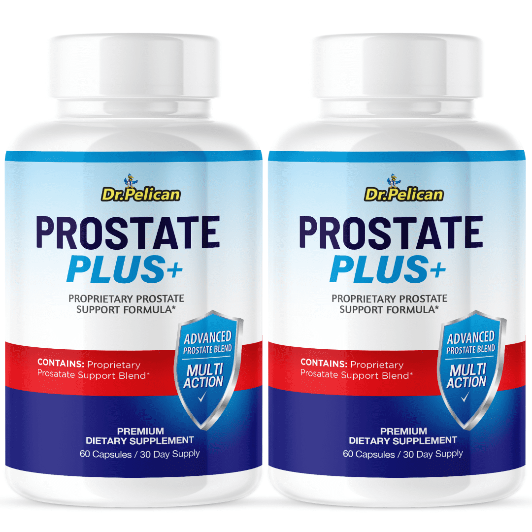 Prostate Plus +- Prostate Support- 2 Bottles- 120 Capsules