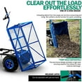Landworks Utility Service Cart Wheelbarrow Power Wagon Super Duty Electric 48V DC LiIon Battery