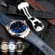thumbnail image 2 of Correa de reloj para la serie Omega Constellation Manhattan, con diseño de piel de vaca y cocodrilo, parte inferior de caucho de silicona, correa para reloj de observatorio, 2 of 5