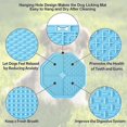 thumbnail image 5 of Dog Licking Mat With Suction Cup 2 Pack Slow Feeder Pad For Cat Calming Pet, 5 of 5