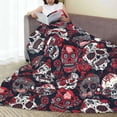 thumbnail image 6 of Sikiie Rose Flowers Ultra-Soft Micro flannel Blanket Luxury All Seasons Warm Blanket for Bedding Sofa and Travel (4 sizes)-80"x60", 6 of 7