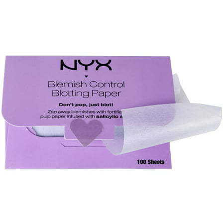 NYX Cosmetics NYX  Blotting Paper, 100 ea (Best Drugstore Oil Blotting Sheets)