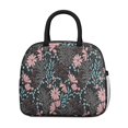 thumbnail image 2 of Womens Pioneer Flower Floral Print Pattern Lunch Box for Work,Insulated Lunch Bag for Women,Loncheras Para Mujer,Leakproof Adult Lunch Bag for Work,Beach,Travel,Picnic,Camping, 2 of 7