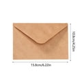 thumbnail image 3 of 15.8x10.8cm Envelopes Envelopes V Invitation Envelopes For Thank You Cards Birthday Wedding Invites Photo Paper Envelope For Graduation Party, 3 of 4
