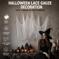 thumbnail image 5 of Halloween Creepy Cloth Black, Spooky Gauze Fabric for Party Decor, 72 x 30 in, 5 of 8
