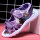 thumbnail image 2 of Sandalias de Disney para niños nueva primavera y verano frozen elsa ocio al aire libre sandalias de playa antideslizantes sandalias coreanas de dibujos animados 28-plantilla 18,1 cm Gao Jinjia LED, 2 of 2