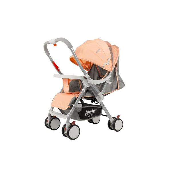 Carriola Reversible The Baby Shop plegable, reclinable, reversible y frenos Rosa