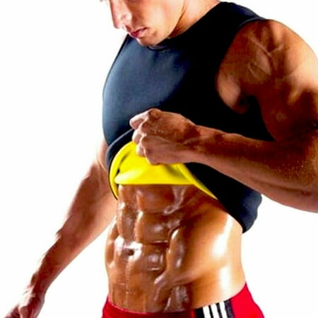 

Mens Slimming Vest Sport Ultra Sweat Neoprene Gym Fitness Waist Training Vest with Zipper Men Weight Loss Running Vest