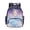 Blue and Purple - Axolotl, variant on Jumping Spider Print School Backpack for Kids Music Note Printed 17 Inch Lightweight Bookbag with Padded Straps and Water Bottle Pocket, Back to School Gifts