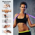 thumbnail image 4 of Resistance Loop Exercise Bands Exercise Bands for Home Fitness, Stretching, Strength Training, Physical Therapy,Elastic Workout Bands for Women Men Kids, Set of 5, 4 of 5