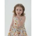 thumbnail image 4 of famuka Little Girl Summer Strap Dress Toddler Flowers Sundress Child Cotton Swing Dresses, 4 of 10